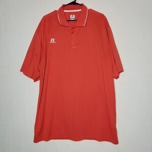 Russell Athletic Dri-Power Polo Shirt Short Sleeve Size XXL Big & Tall